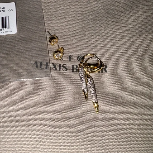 Alexis Bittar TWO pair earrings - Picture 7 of 7